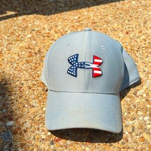 Under armour patriotic gray one size baseball cap